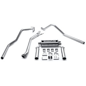 Chevrolet Silverado Performance Exhaust - Dual Split Rear Exit - Magnaflow - Street Series Cat-Back - 2003