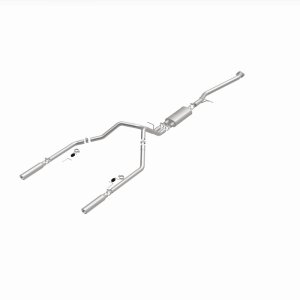 GMC Sierra Performance Exhaust - Dual Split Rear Exit - Magnaflow - Street Series Cat-Back - 2003