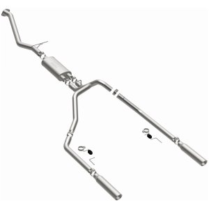 GMC Sierra Performance Exhaust - Dual Split Rear Exit - Magnaflow - Street Series Cat-Back - 2003