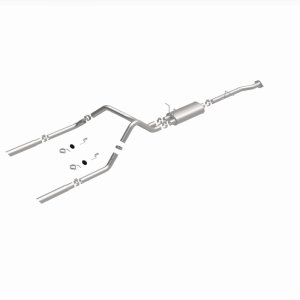 Chevrolet S10 Performance Exhaust - Rear - Magnaflow - Cat Back, Dual Split Rear Exit - Polished - `00-`03