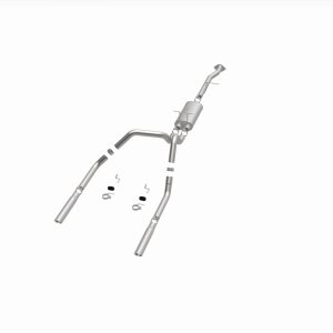 Chevrolet S10 Performance Exhaust - Rear - Magnaflow - Cat Back, Dual Split Rear Exit - Polished - `00-`03