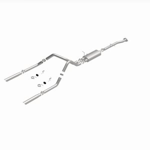 Chevrolet S10 Performance Exhaust - Rear - Magnaflow - Cat Back, Dual Split Rear Exit - Polished - `00-`03