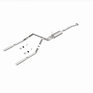 Chevrolet S10 Performance Exhaust - Rear - Magnaflow - Cat Back, Dual Split Rear Exit - Polished - `00-`03