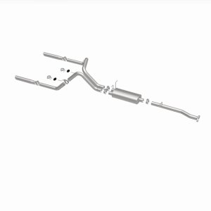 Chevrolet S10 Performance Exhaust - Rear - Magnaflow - Cat Back, Dual Split Rear Exit - Polished - `00-`03