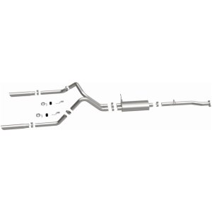 Chevrolet S10 Performance Exhaust - Rear - Magnaflow - Cat Back, Dual Split Rear Exit - Polished - `00-`03