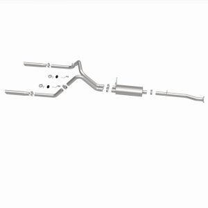 Chevrolet S10 Performance Exhaust - Rear - Magnaflow - Cat Back, Dual Split Rear Exit - Polished - `00-`03