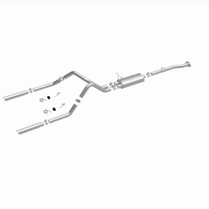 Chevrolet S10 Performance Exhaust - Rear - Magnaflow - Cat Back, Dual Split Rear Exit - Polished - `00-`03