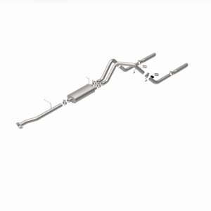 GMC Sierra Performance Exhaust - Rear - Magnaflow - Cat Back, Dual Split Rear Exit - Polished - `00-`03