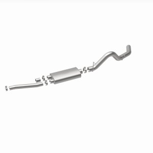 Chevrolet Suburban Performance Exhaust - Single Passenger Side Rear - Magnaflow - Street Series Cat-Back - Polished - 2003