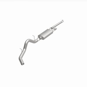 GMC Yukon XL Performance Exhaust - Single Passenger Side Rear - Magnaflow - Street Series Cat-Back - Polished - 2003