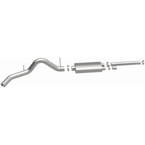 GMC Yukon XL Performance Exhaust - Single Passenger Side Rear - Magnaflow - Street Series Cat-Back - Polished - 2003