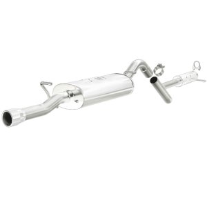 Toyota Corolla Performance Exhaust - Passenger Side Rear - Magnaflow - Cat Back, Street Series, Single Straight - Polished - `03-`06