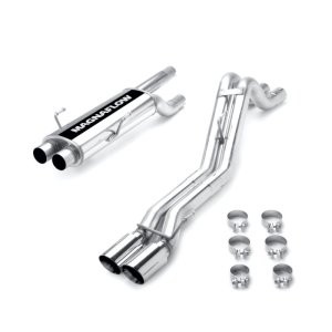 Dodge Ram 1500 Performance Exhaust - Passenger Side Rear - Magnaflow - Cat Back, Street Series - Polished - `04-`05