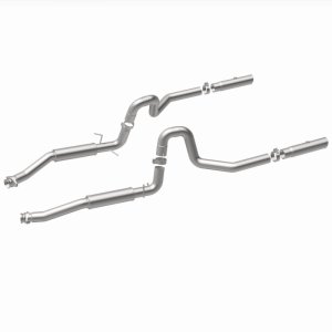 Ford Mustang Mach 1 Performance Exhaust - Rear - Magnaflow - Cat Back, Dual Split Rear Exit, Competition Series - `99-`04