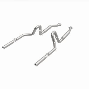 Ford Mustang Mach 1 Performance Exhaust - Rear - Magnaflow - Cat Back, Dual Split Rear Exit, Competition Series - `99-`04