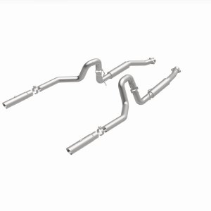Ford Mustang Mach 1 Performance Exhaust - Rear - Magnaflow - Cat Back, Dual Split Rear Exit, Competition Series - `99-`04