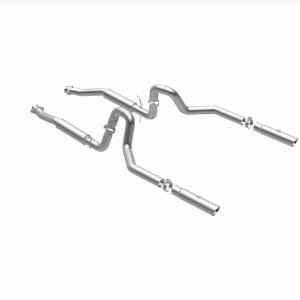 Ford Mustang Mach 1 Performance Exhaust - Rear - Magnaflow - Cat Back, Dual Split Rear Exit, Competition Series - `99-`04