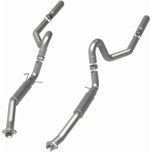 Ford Mustang Mach 1 Performance Exhaust - Rear - Magnaflow - Cat Back, Dual Split Rear Exit, Competition Series - `99-`04