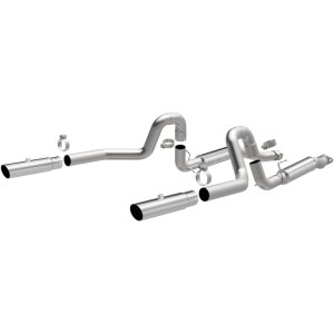 Ford Mustang Mach 1 Performance Exhaust - Rear - Magnaflow - Cat Back, Dual Split Rear Exit, Competition Series - `99-`04