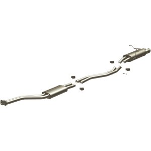 BMW Z3 Performance Exhaust - Rear - Magnaflow - Cat Back, Touring Series - Polished - `01-`02