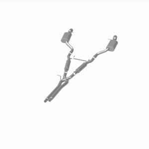 Audi A6 Quattro Performance Exhaust - Rear - Magnaflow - Cat Back, Dual Split Rear Exit, 4in. Angle Cut Tips - Polished - `00-`04