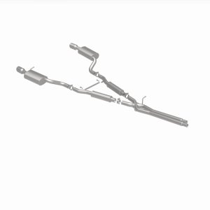 Audi A6 Quattro Performance Exhaust - Rear - Magnaflow - Cat Back, Dual Split Rear Exit, 4in. Angle Cut Tips - Polished - `00-`04