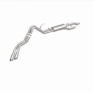 Ford F-150 Performance Exhaust - Dual Same Side Behind Passenger Rear Tire - Magnaflow - Street Series Cat Back - 2009 Ford F-150 Performance Exhaust - Dual Same Side Behind Passenger Rear Tire - Magnaflow - Street Series Cat Back - 2009