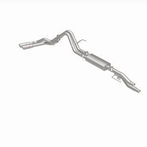 Ford F-150 Performance Exhaust - Dual Same Side Behind Passenger Rear Tire - Magnaflow - Street Series Cat Back - 2009 Ford F-150 Performance Exhaust - Dual Same Side Behind Passenger Rear Tire - Magnaflow - Street Series Cat Back - 2009