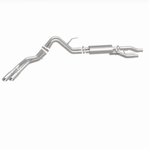 Ford F-150 Performance Exhaust - Dual Same Side Behind Passenger Rear Tire - Magnaflow - Street Series Cat Back - 2009 Ford F-150 Performance Exhaust - Dual Same Side Behind Passenger Rear Tire - Magnaflow - Street Series Cat Back - 2009