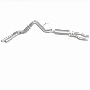 Ford F-150 Performance Exhaust - Dual Same Side Behind Passenger Rear Tire - Magnaflow - Street Series Cat Back - 2009 Ford F-150 Performance Exhaust - Dual Same Side Behind Passenger Rear Tire - Magnaflow - Street Series Cat Back - 2009