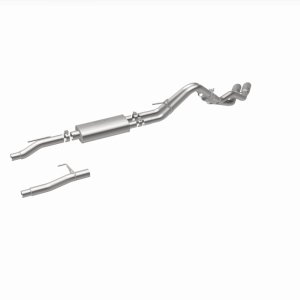 Ford F-150 Performance Exhaust - Dual Same Side Behind Passenger Rear Tire - Magnaflow - Street Series Cat Back - 2009 Ford F-150 Performance Exhaust - Dual Same Side Behind Passenger Rear Tire - Magnaflow - Street Series Cat Back - 2009