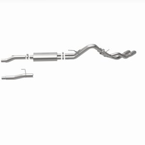 Ford F-150 Performance Exhaust - Dual Same Side Behind Passenger Rear Tire - Magnaflow - Street Series Cat Back - 2009 Ford F-150 Performance Exhaust - Dual Same Side Behind Passenger Rear Tire - Magnaflow - Street Series Cat Back - 2009