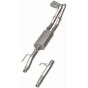 Ford F-150 Performance Exhaust - Dual Same Side Behind Passenger Rear Tire - Magnaflow - Street Series Cat Back - 2009 Ford F-150 Performance Exhaust - Dual Same Side Behind Passenger Rear Tire - Magnaflow - Street Series Cat Back - 2009