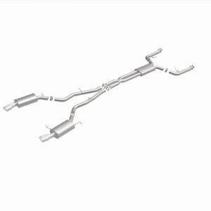 BMW 6 Series Performance Exhaust - Rear - Magnaflow - Touring Cat Back - Polished - `04-`10