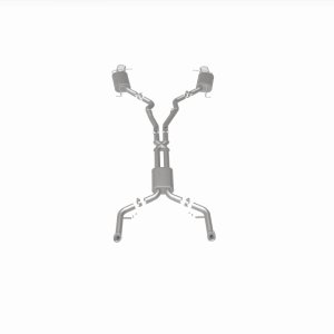 BMW 6 Series Performance Exhaust - Rear - Magnaflow - Touring Cat Back - Polished - `04-`10