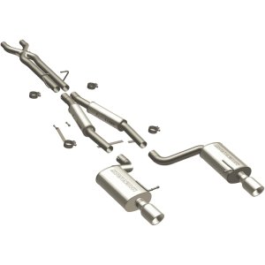 Audi S4 Performance Exhaust - Rear - Magnaflow - Cat Back Sport Series - Polished - `04-`06