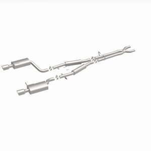 Audi S4 Performance Exhaust - Rear - Magnaflow - Cat Back Sport Series - Polished - `04-`06