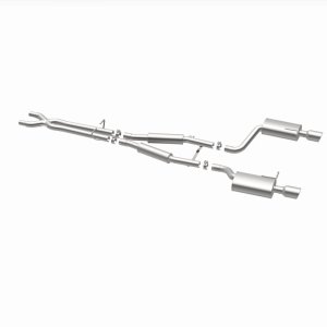 Audi S4 Performance Exhaust - Rear - Magnaflow - Cat Back Sport Series - Polished - `04-`06