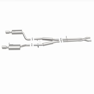 Audi S4 Performance Exhaust - Rear - Magnaflow - Cat Back Sport Series - Polished - `04-`06