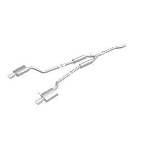 Audi A4 Quattro Performance Exhaust - Dual Rear Exit - Magnaflow - Cat Back - Polished - `02-`08