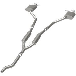 Audi A4 Quattro Performance Exhaust - Dual Rear Exit - Magnaflow - Cat Back - Polished - `02-`08
