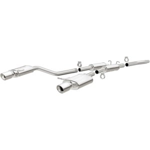 Audi A4 Quattro Performance Exhaust - Dual Rear Exit - Magnaflow - Cat Back - Polished - `02-`08