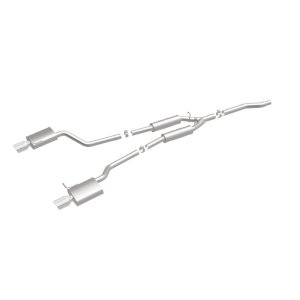 Audi A4 Quattro Performance Exhaust - Dual Rear Exit - Magnaflow - Cat Back - Polished - `02-`08