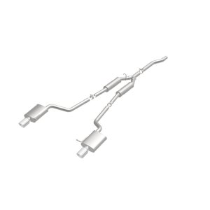 Audi A4 Quattro Performance Exhaust - Dual Rear Exit - Magnaflow - Cat Back - Polished - `02-`08