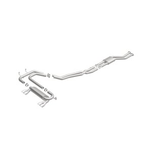 BMW M3 Performance Exhaust - Rear - Magnaflow - Cat Back, Sport Series - Polished - `01-`06