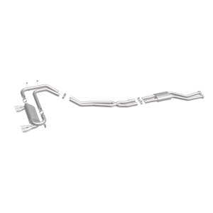 BMW M3 Performance Exhaust - Rear - Magnaflow - Cat Back, Sport Series - Polished - `01-`06