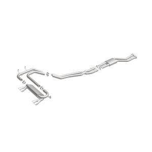 BMW M3 Performance Exhaust - Rear - Magnaflow - Cat Back, Sport Series - Polished - `01-`06