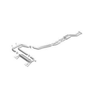 BMW M3 Performance Exhaust - Rear - Magnaflow - Cat Back, Sport Series - Polished - `01-`06