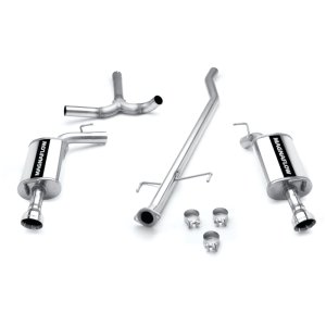 Mazda Mazda6 Performance Exhaust - Rear - Magnaflow - Street Series Cat-Back, Dual Split Rear Exit - Polished - `06-`07