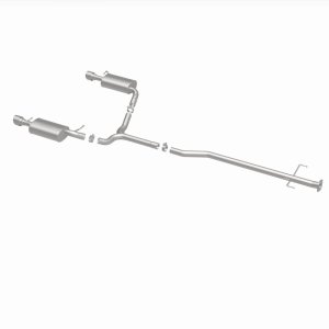 Mazda Mazda6 Performance Exhaust - Rear - Magnaflow - Street Series Cat-Back, Dual Split Rear Exit - Polished - `06-`07